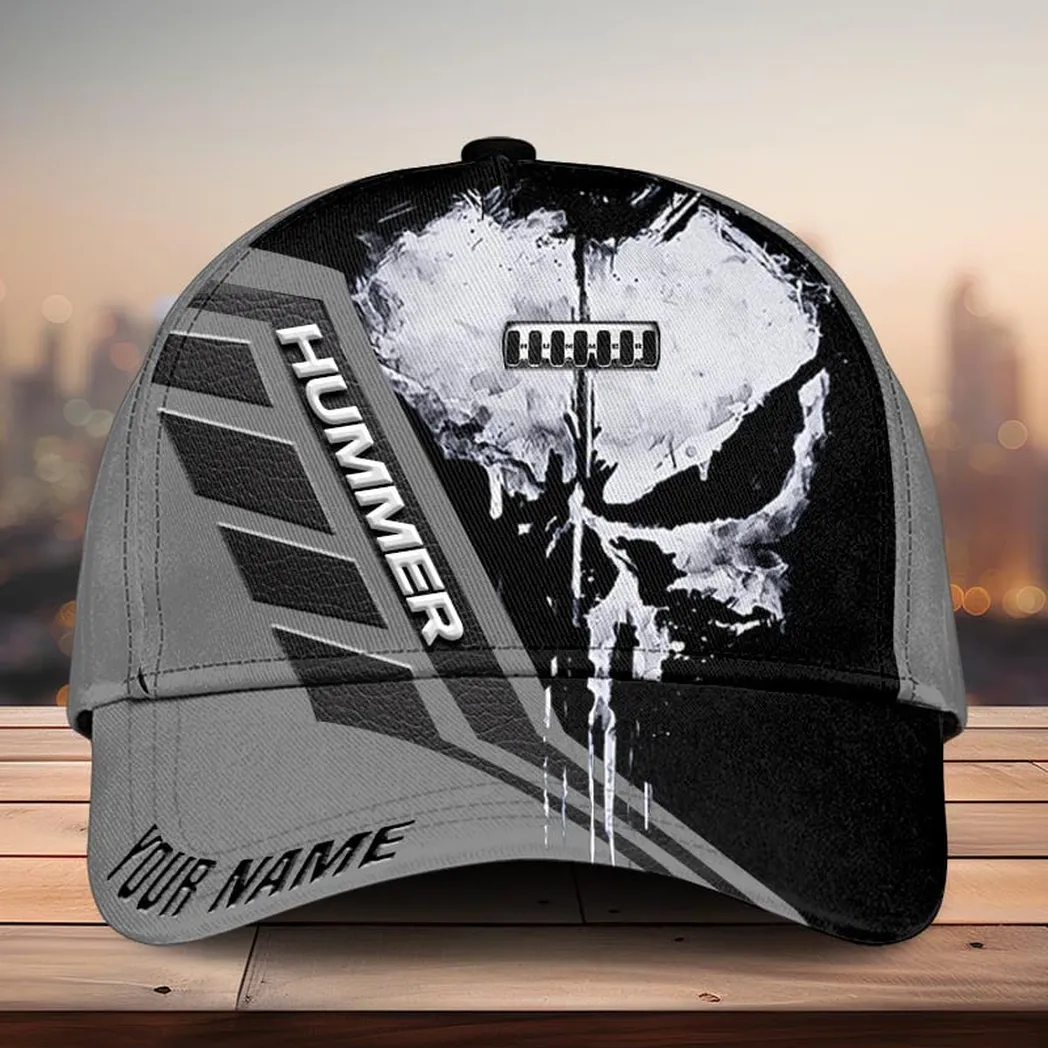 Adeenyc Hummer Cap for Car Lovers, All-Over Printed Customized Hat Baseball Cap Classic Hat