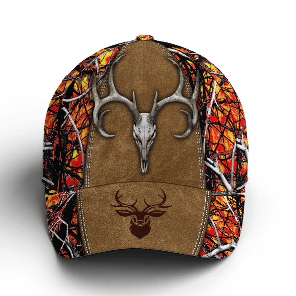 Adeenyc Hunting Camouflage Multicolor Deer Logo Baseball Cap Trucker Hats Custom Hats Gifts For Men & Women