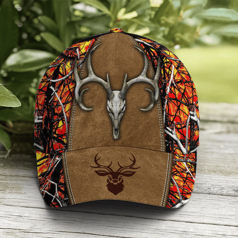 Adeenyc Hunting Camouflage Multicolor Deer Logo Baseball Cap Trucker Hats Custom Hats Gifts For Men & Women