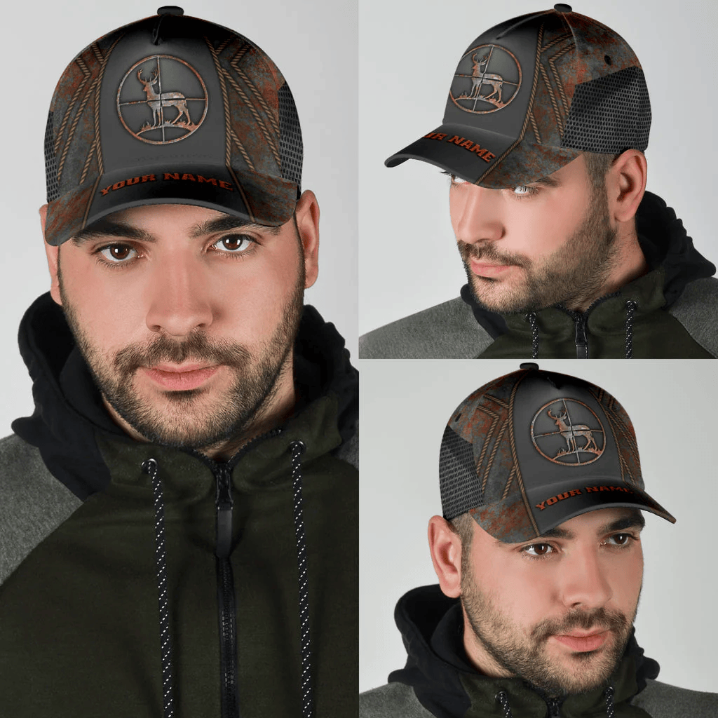 Adeenyc Hunting Cap Hat For Men Women, 3D All Over Printed Tagged Out Cap Hat Hunting Cap Hat Trucker Hats Custom Hats Gifts For Men & Women