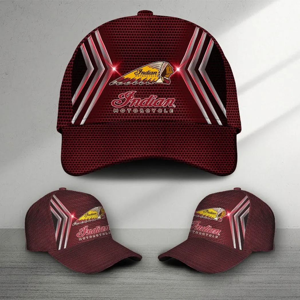 Adeenyc Indian Motorcycle 3D Baseball Cap Classic Hat