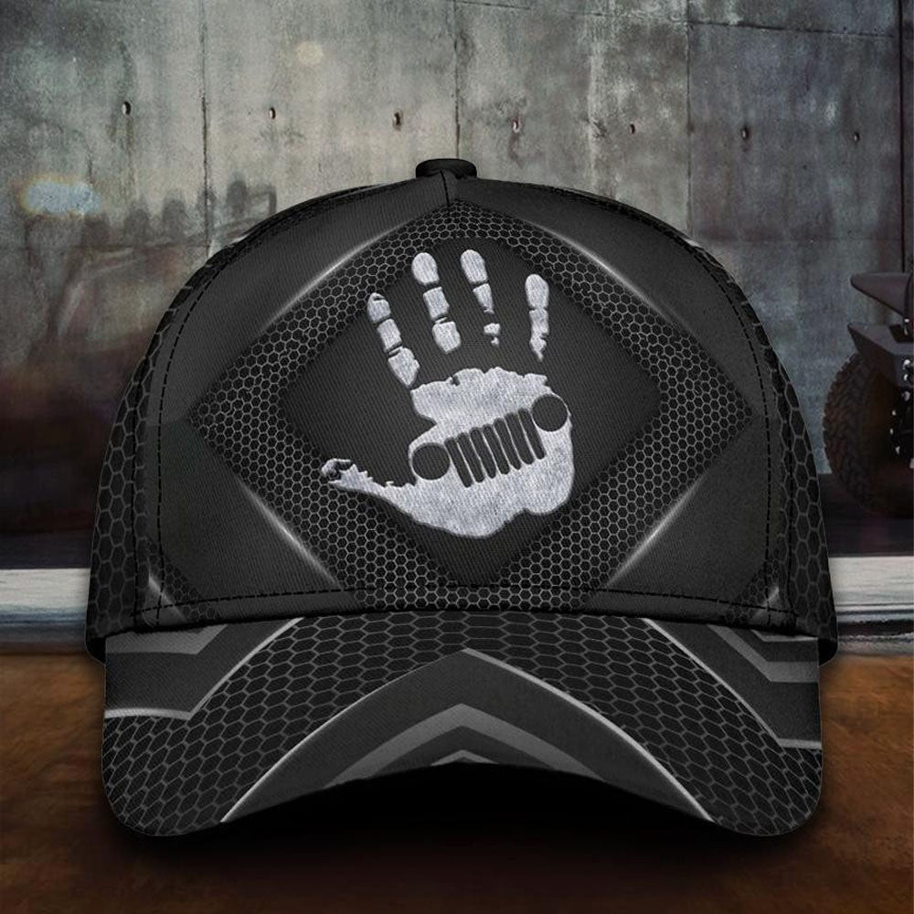 Adeenyc Jeep All Over Print Classic Cap Trucker Hats Custom Hats Gifts For Men & Women