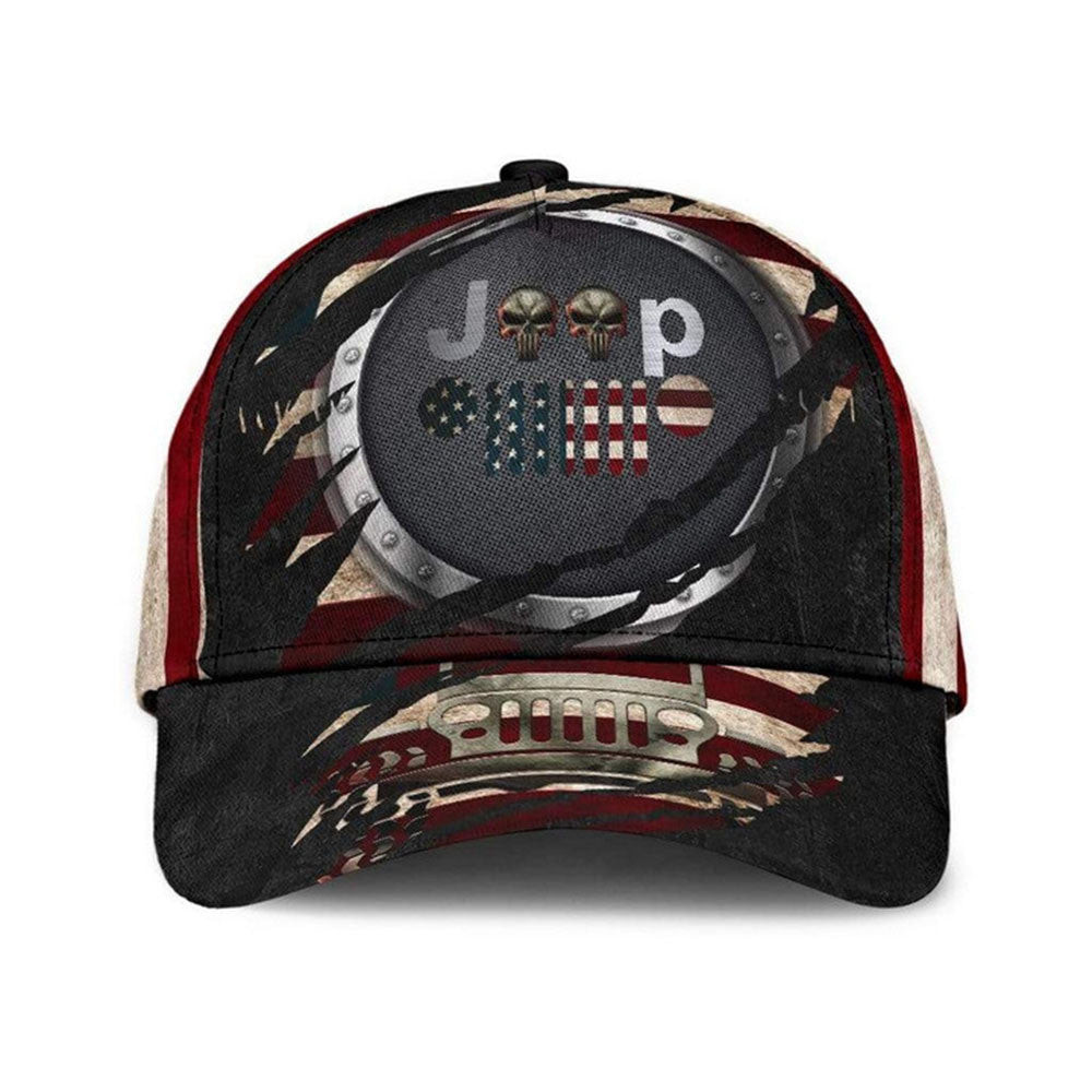 Adeenyc Jeep All Over Print Classic Cap Trucker Hats Custom Hats Gifts For Men & Women