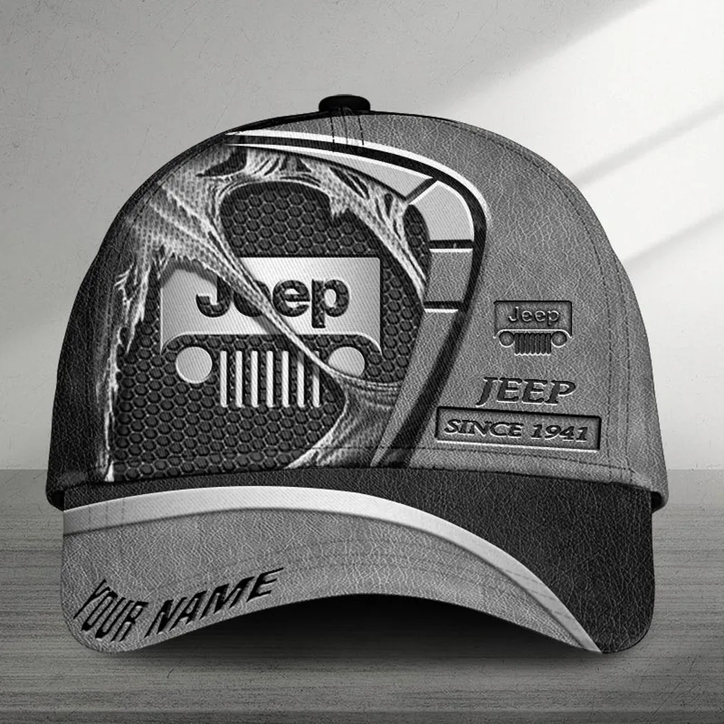 Adeenyc Jeep Classic Cap, Customized Name Hat 3d Baseball Cap Classic Hat 