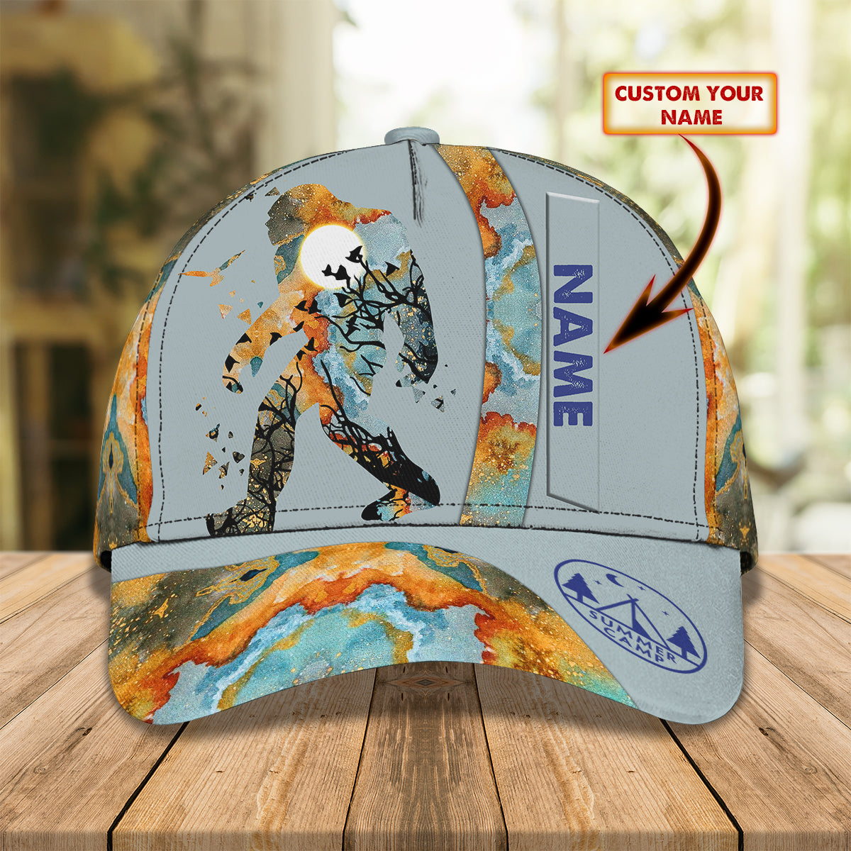 Adeenyc Jesus Is My Savivor Guitar Is My Therapy - Personalized Name Baseball Cap Classic Trucker Hats Custom Hats Gifts For Men & Women