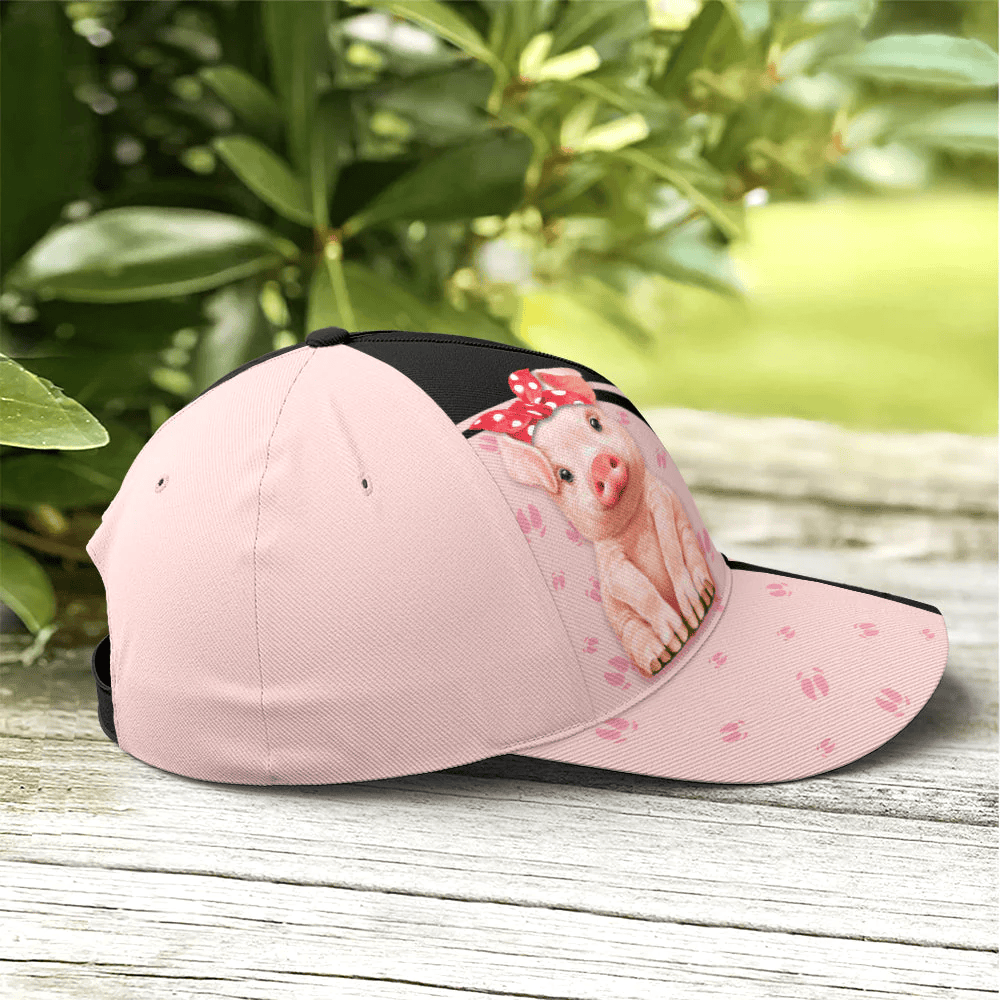 Adeenyc Just A Girl Who Love Pig Baseball Cap All Over Print Trucker Hats Custom Hats Gifts For Men & Women