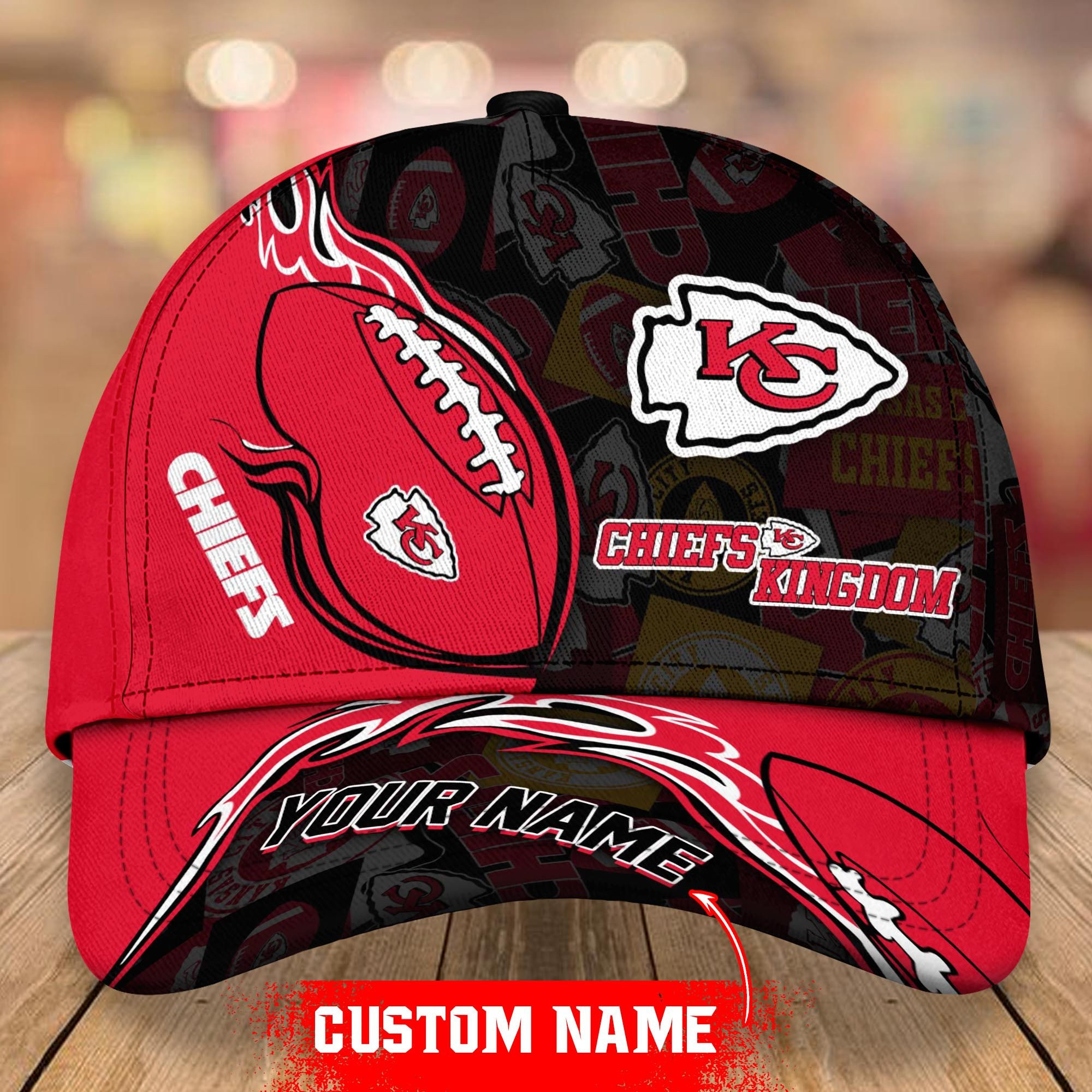 Adeenyc Kansas City Chiefs Classic Personalized Hats Baseball Caps Classic Caps for men, women