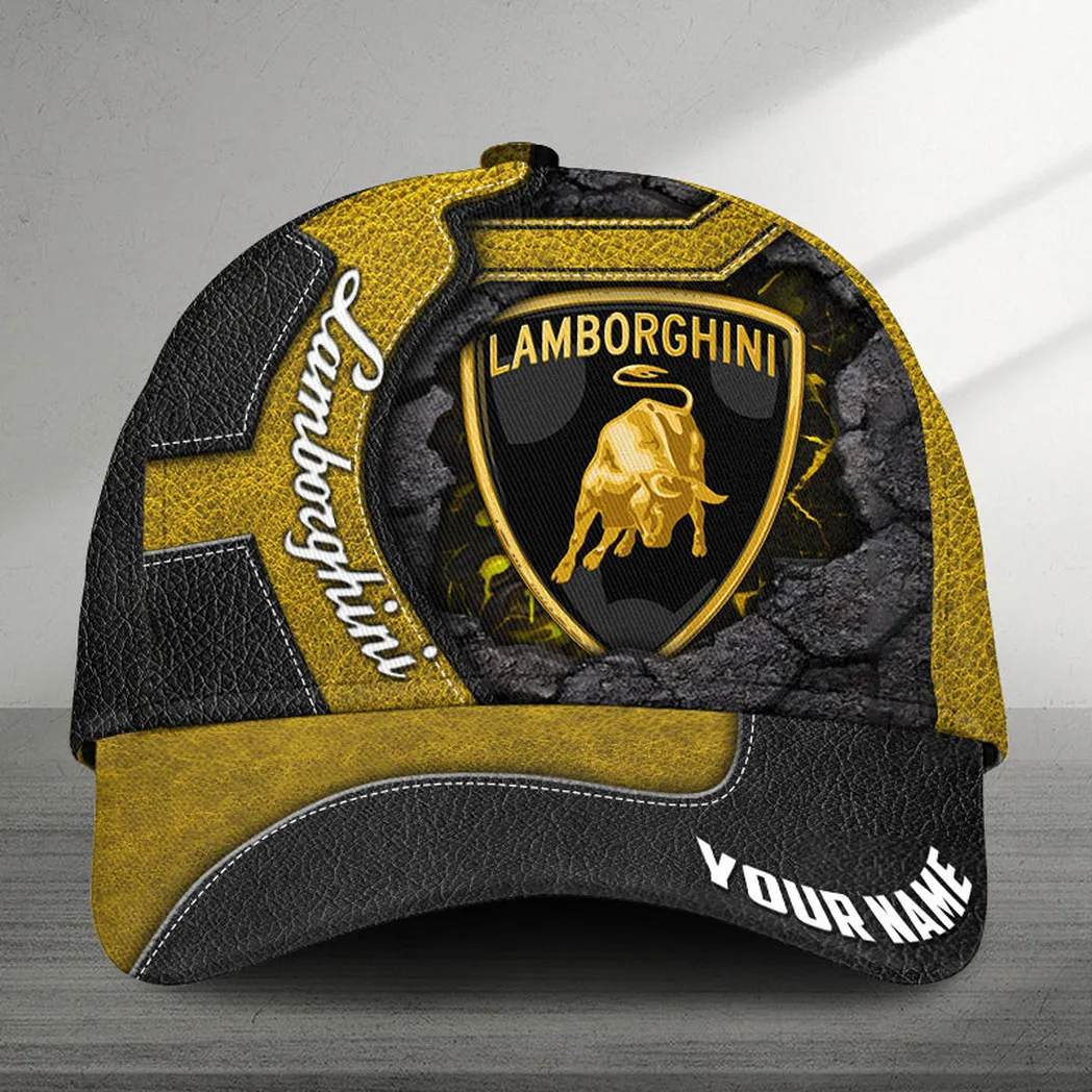 Adeenyc Lamborghini Classic Cap, Personalized Hat 3d Baseball Cap Classic Hat 