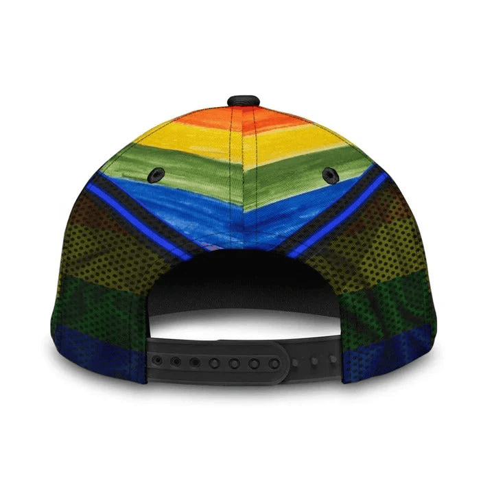 Adeenyc Lesbian Cap Pride Gay Classic Cap There's Nothing Wrong With You Lgbt All Over Print Baseball Cap Hat Trucker Hats Custom Hats Gifts For Men & Women