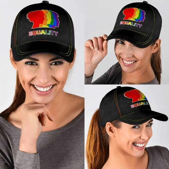 Adeenyc LGBT Baseball Cap, Lgbt National Equality Classic Printing Baseball Cap Hat, Pride Cap Trucker Hats Custom Hats Gifts For Men & Women