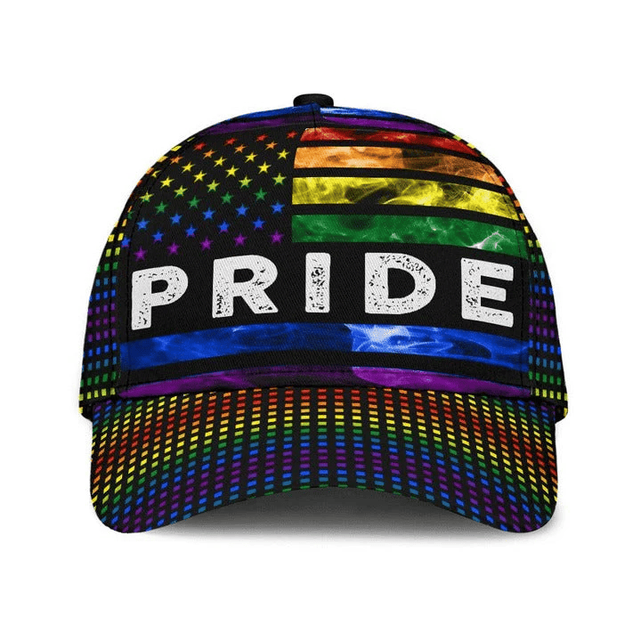 Adeenyc LGBT Pride All Over Printed Baseball Cap, Couple Gaymer Baseball Cap Hat, Lesbian Pride Accessories Trucker Hats Custom Hats Gifts For Men & Women