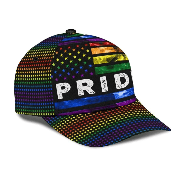 Adeenyc LGBT Pride All Over Printed Baseball Cap, Couple Gaymer Baseball Cap Hat, Lesbian Pride Accessories Trucker Hats Custom Hats Gifts For Men & Women