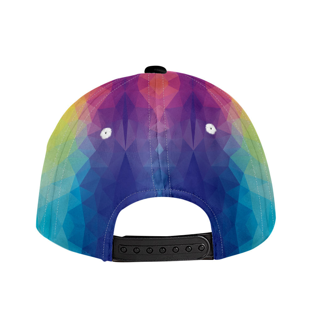 Adeenyc - LGBT Pride Love Is Love Classic Cap Baseball Hat, Colorful Support Baseball Cap For LBGT Couples, Best LBGT Hat Design Trucker Hats Custom Hats Gifts For Men & Women