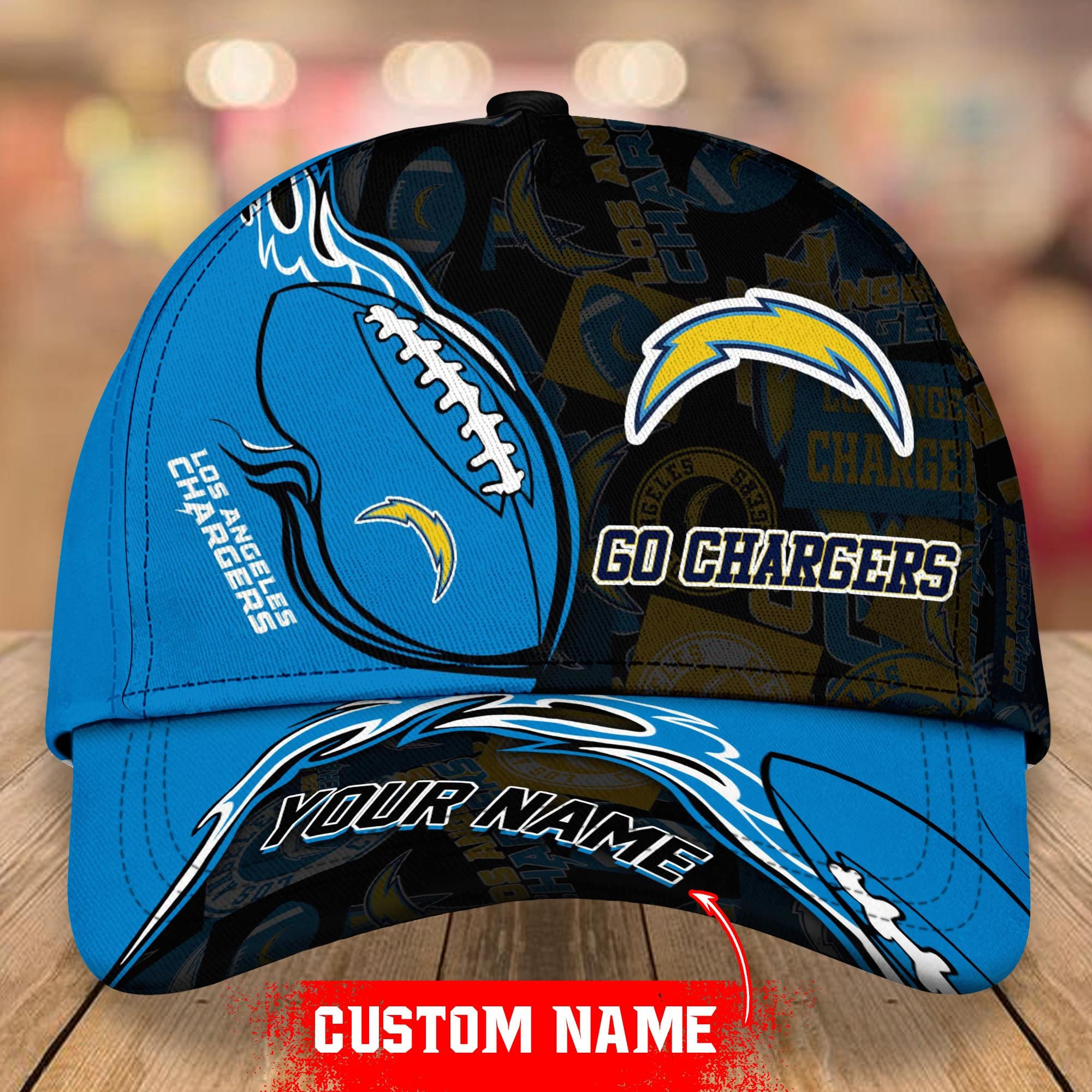 Adeenyc Los Angeles Chargers Classic Personalized Hats Baseball Caps Classic Caps for men, women