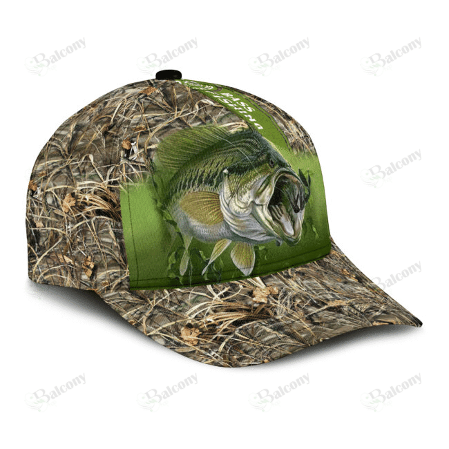 Adeenyc - Love Bass Fishing Classic Cap Baseball Hat Trucker Hats Custom Hats Gifts For Men & Women