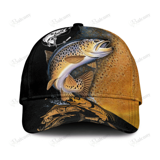 Adeenyc - Love Brown Trout Classic Cap Baseball Hat Trucker Hats Custom Hats Gifts For Men & Women
