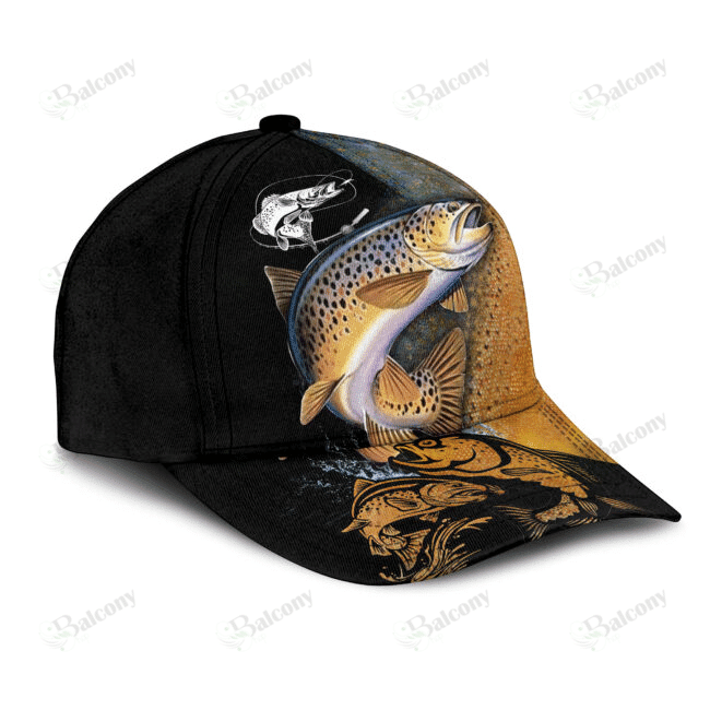 Adeenyc - Love Brown Trout Classic Cap Baseball Hat Trucker Hats Custom Hats Gifts For Men & Women