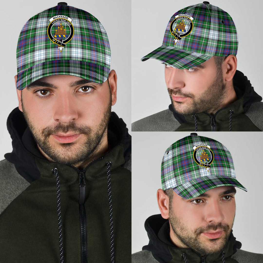Adeenyc - MacKenzie Dress Modern Clan Tartan Crest Tartan Classic Cap Baseball Hat Trucker Hats Custom Hats Gifts For Men & Women