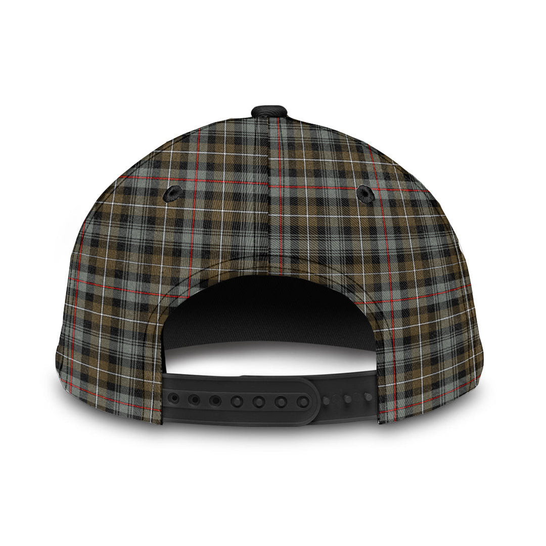Adeenyc - MacKenzie Weathered Clan Tartan Crest Tartan Classic Cap Baseball Hat Trucker Hats Custom Hats Gifts For Men & Women