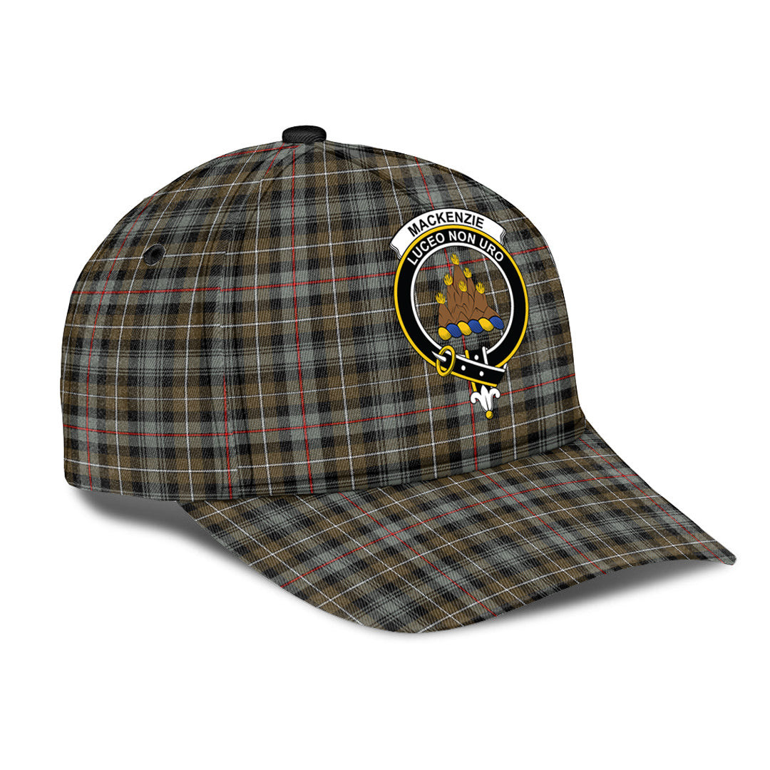 Adeenyc - MacKenzie Weathered Clan Tartan Crest Tartan Classic Cap Baseball Hat Trucker Hats Custom Hats Gifts For Men & Women