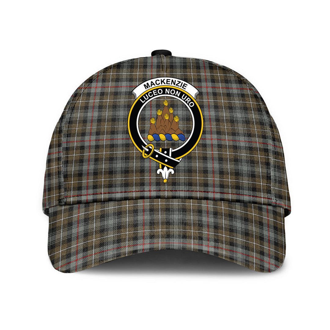 Adeenyc - MacKenzie Weathered Clan Tartan Crest Tartan Classic Cap Baseball Hat Trucker Hats Custom Hats Gifts For Men & Women