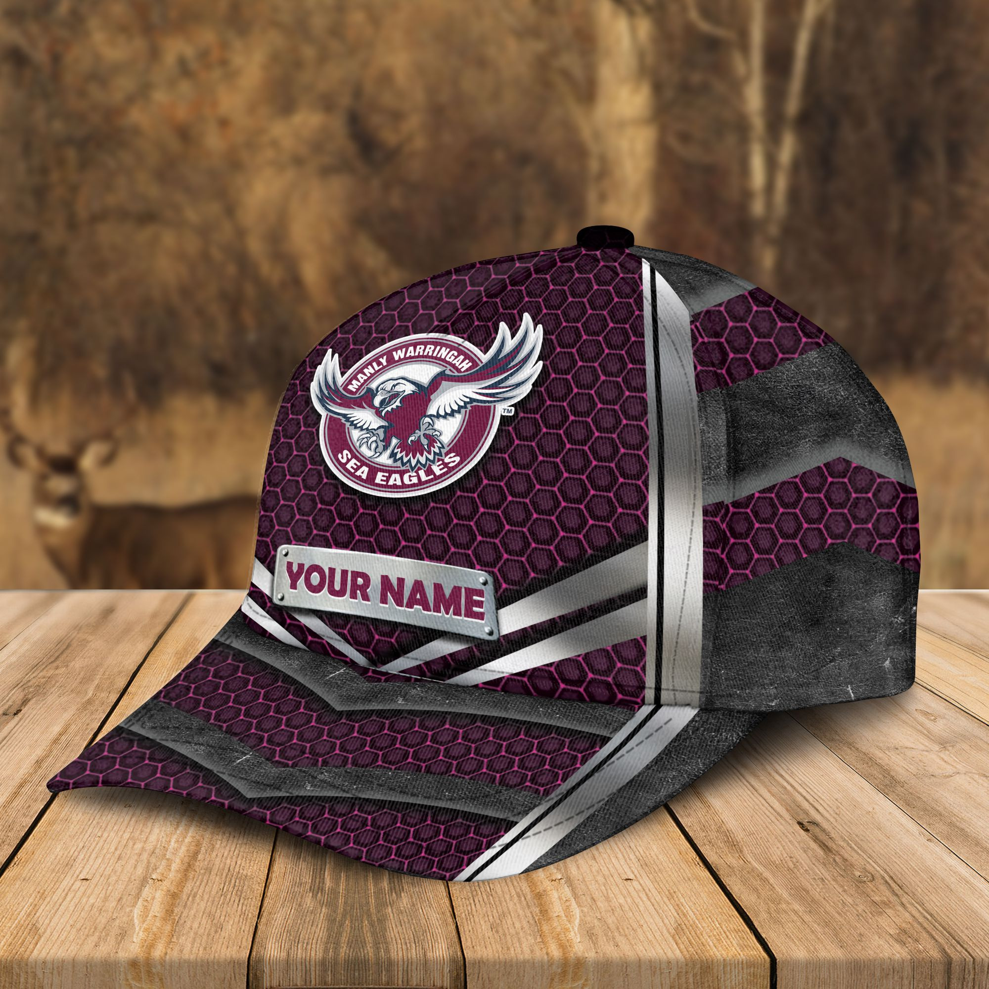 Adeenyc Manly-Warringah Sea Eagles NRL Personalized Classic Cap Best Gift For Fans