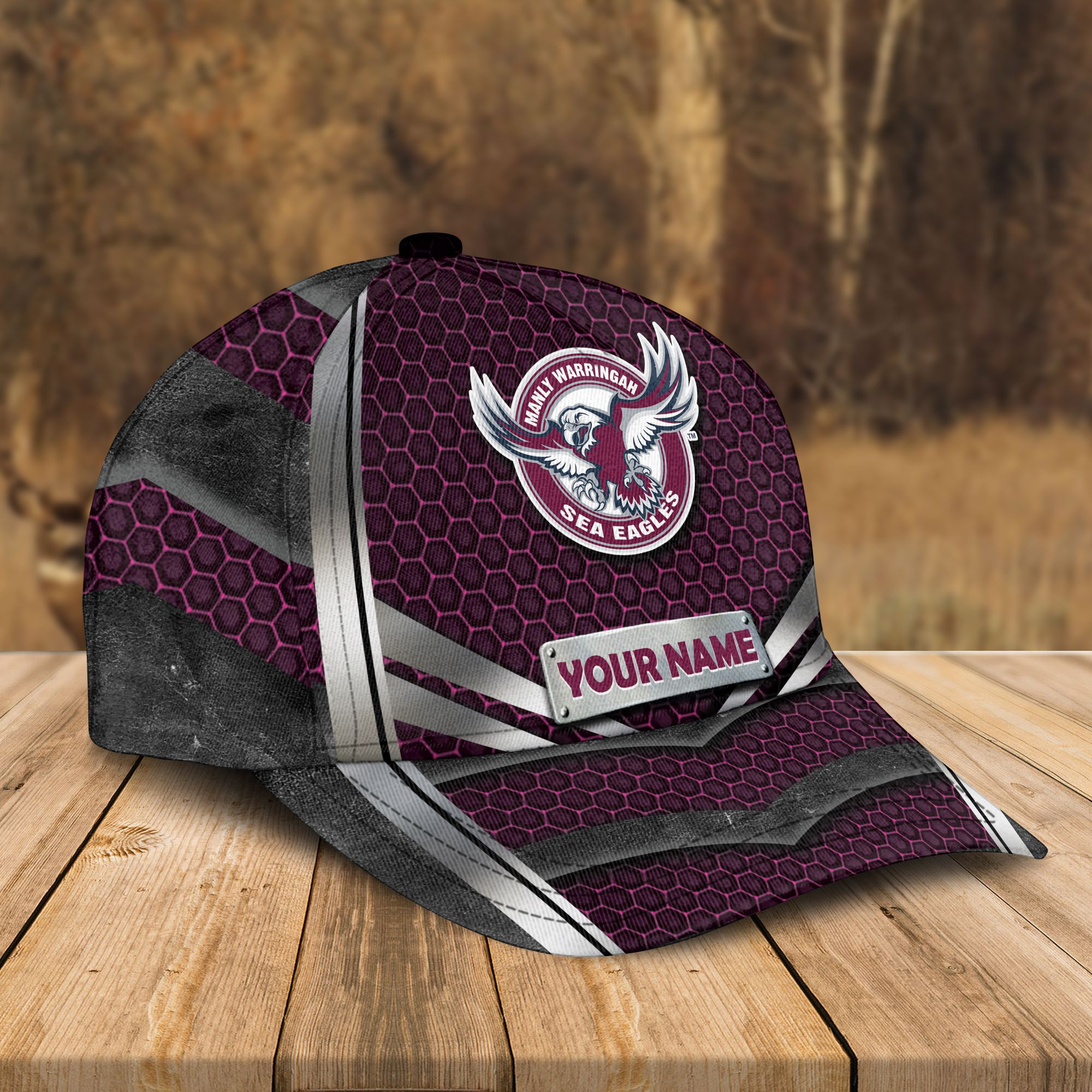 Adeenyc Manly-Warringah Sea Eagles NRL Personalized Classic Cap Best Gift For Fans