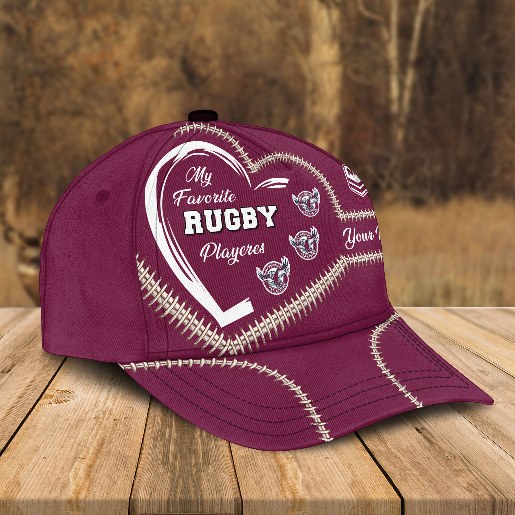 Adeenyc Manly-Warringah Sea Eagles NRL Personalized Classic Cap Best Gift For Fans