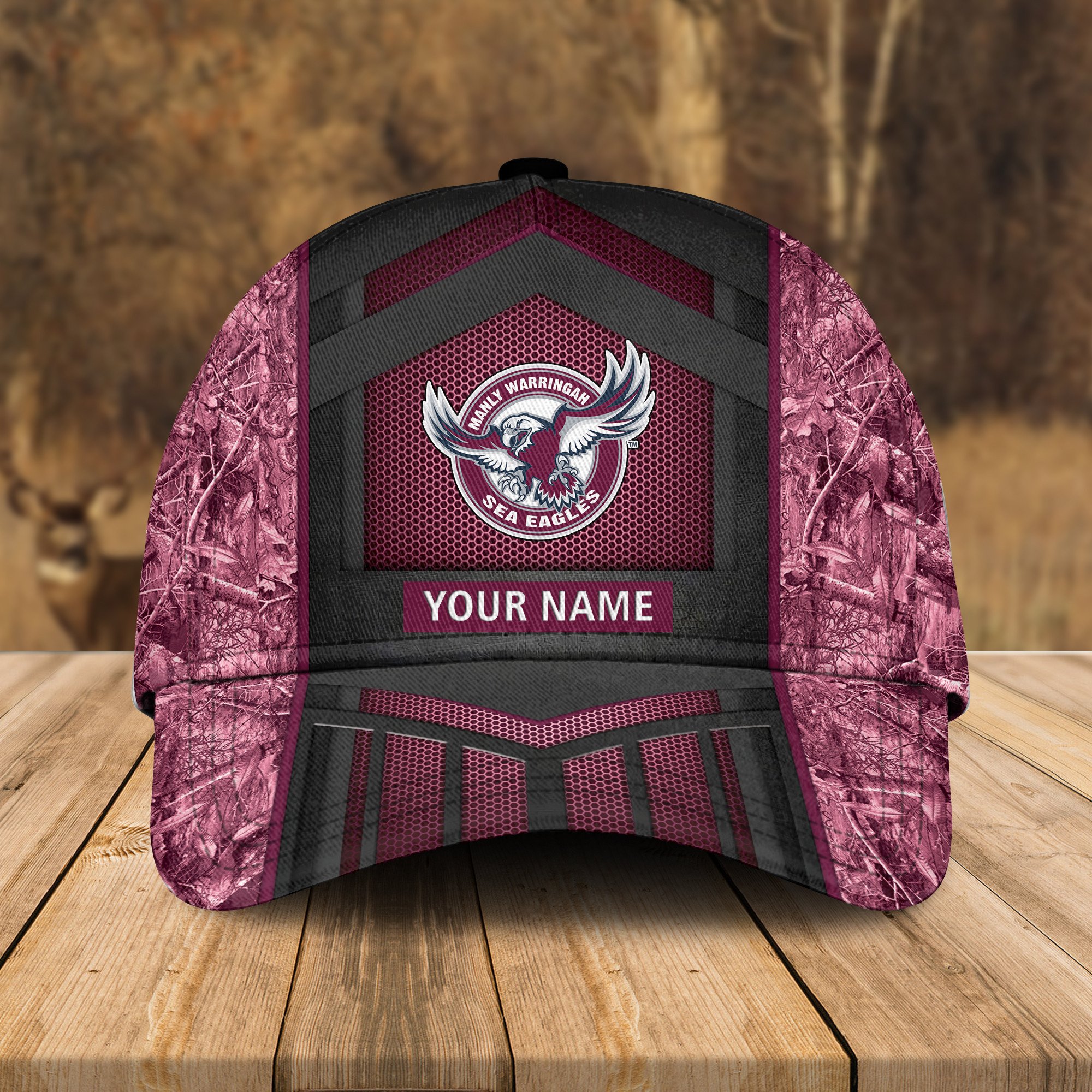 Adeenyc Manly-Warringah Sea Eagles NRL Personalized Classic Cap Best Gift For Fans