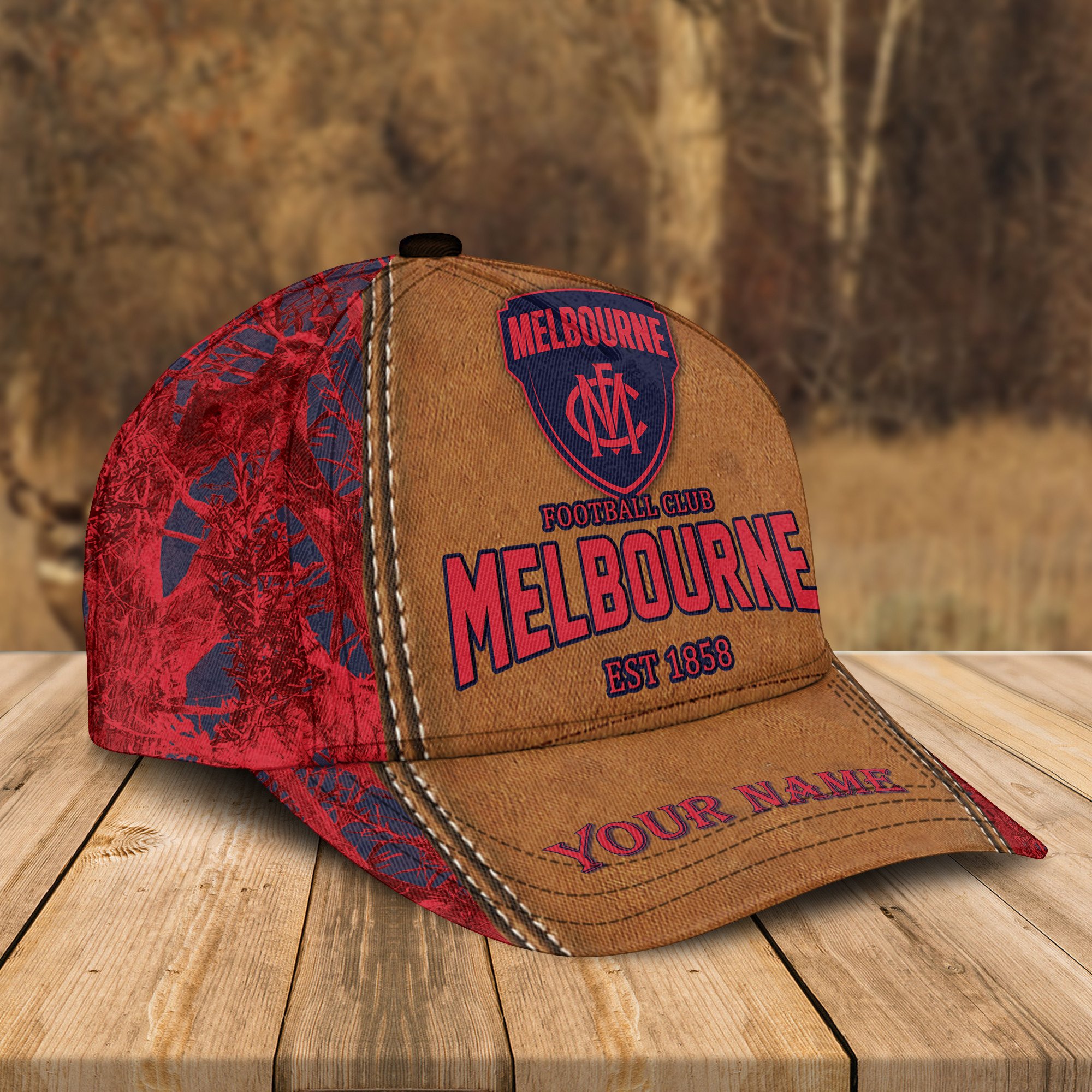 Adeenyc Melbourne AFL Personalized Classic Cap Best Gift For Fans