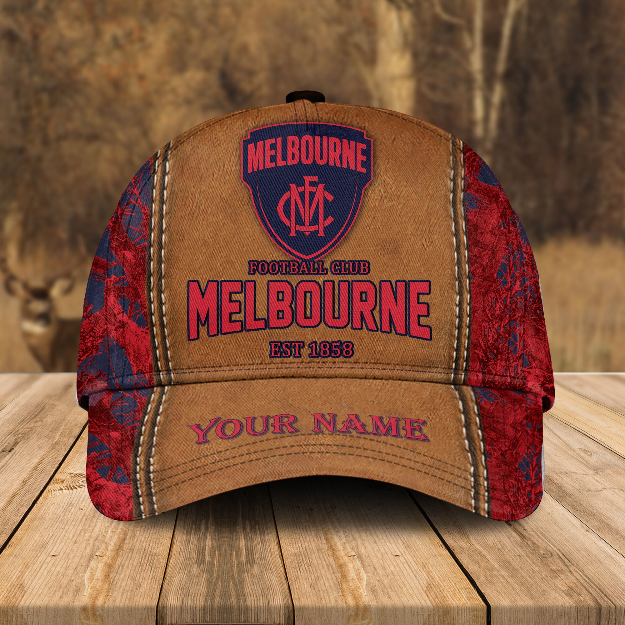 Adeenyc Melbourne AFL Personalized Classic Cap Best Gift For Fans