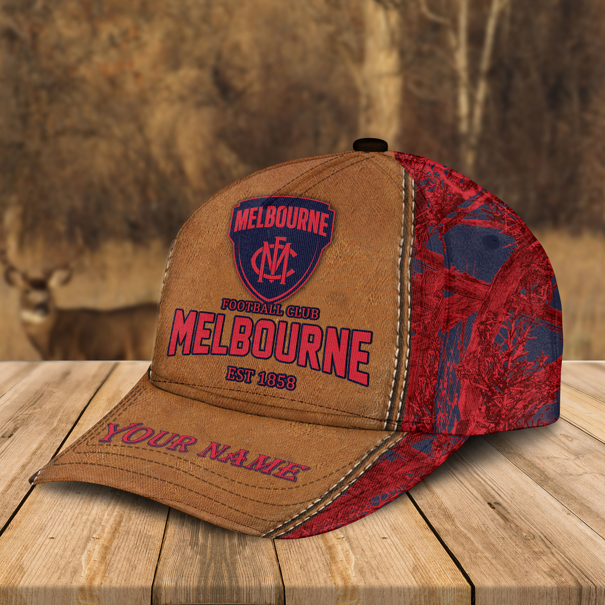 Adeenyc Melbourne AFL Personalized Classic Cap Best Gift For Fans