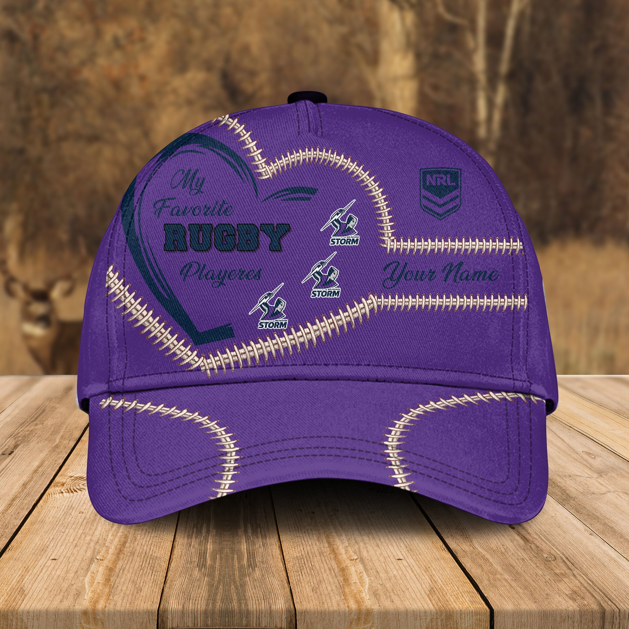 Adeenyc Melbourne Storm NRL Personalized Classic Cap Best Gift For Fans