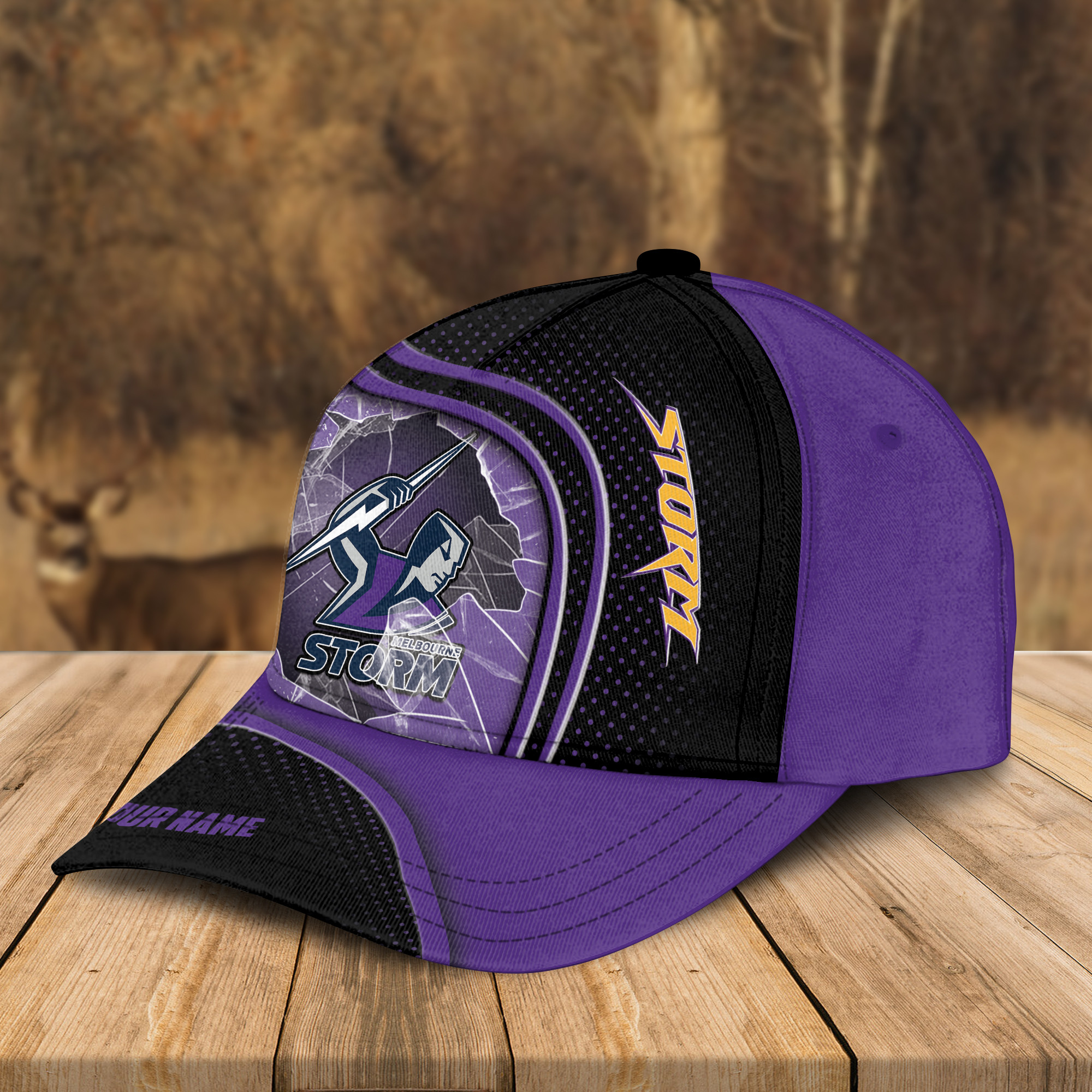 Adeenyc Melbourne Storm NRL Personalized Classic Cap Best Gift For Fans