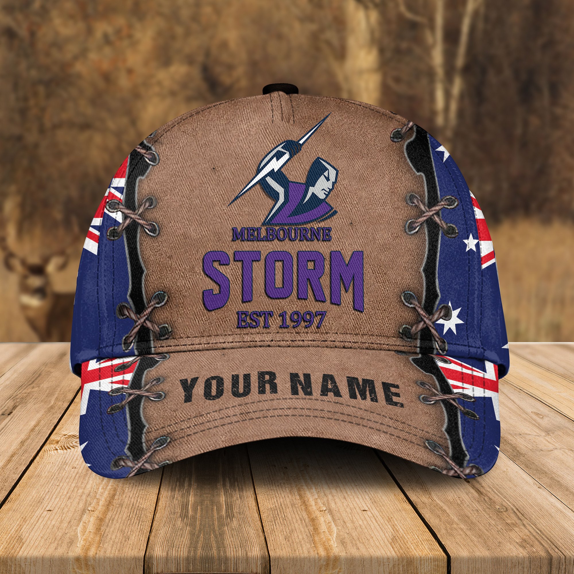 Adeenyc Melbourne Storm NRL Personalized Classic Cap Best Gift For Fans