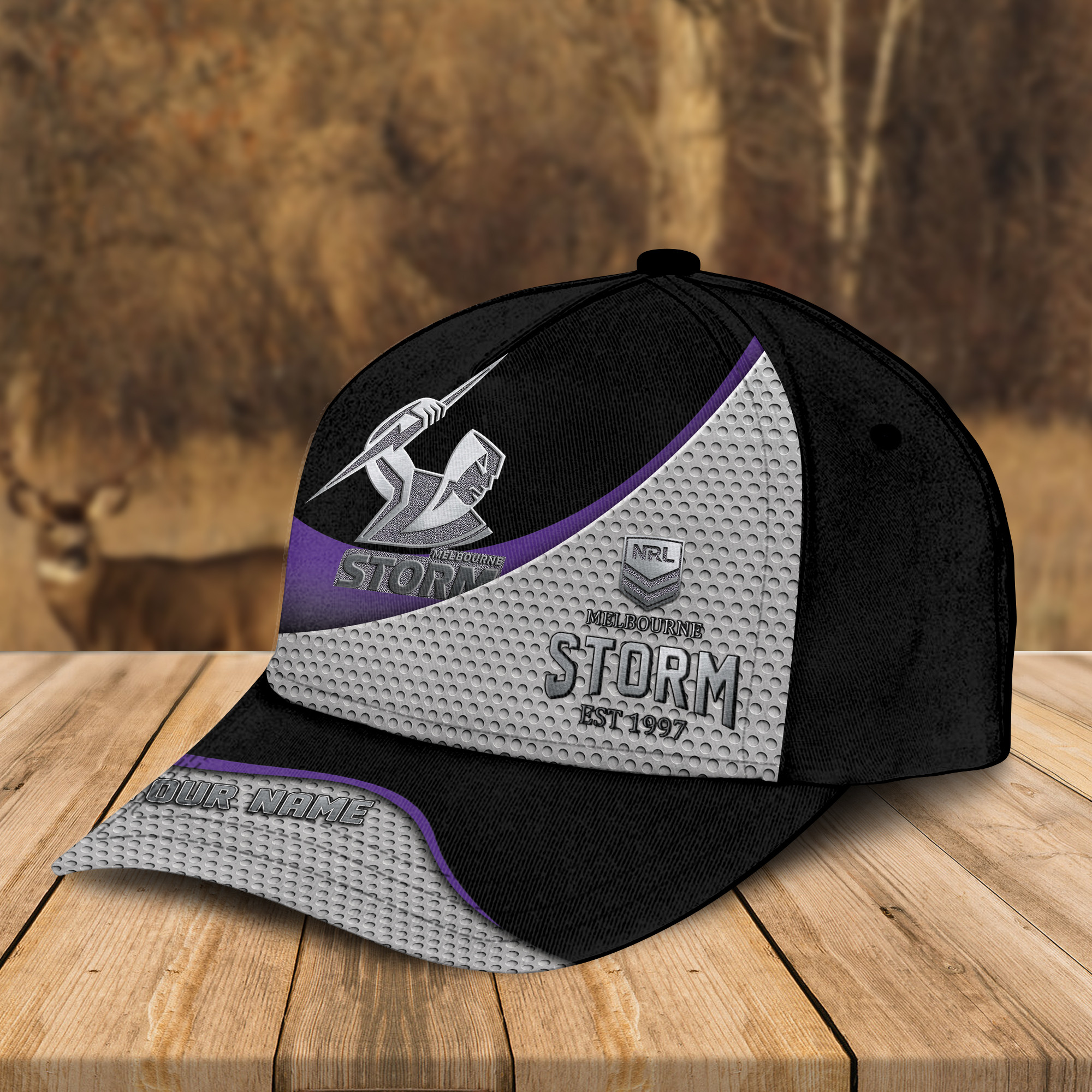 Adeenyc Melbourne Storm NRL Personalized Classic Cap Best Gift For Fans