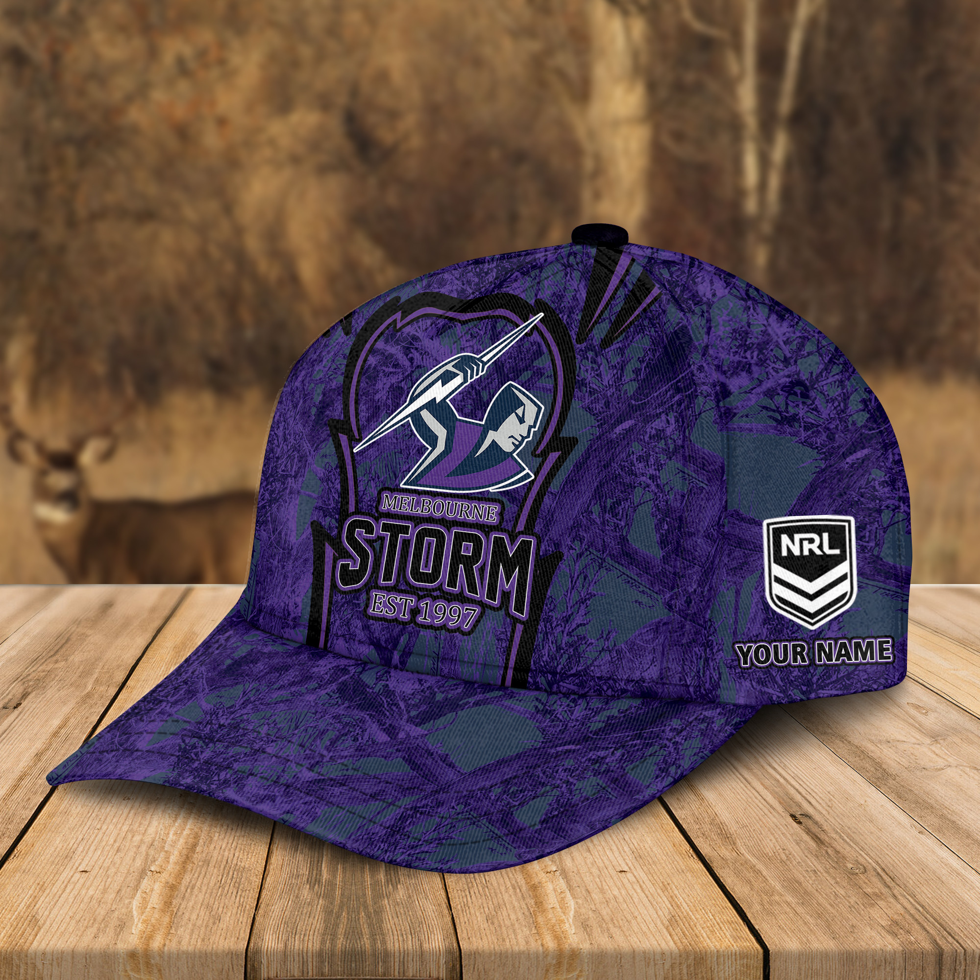 Adeenyc Melbourne Storm NRL Personalized Classic Cap Best Gift For Fans