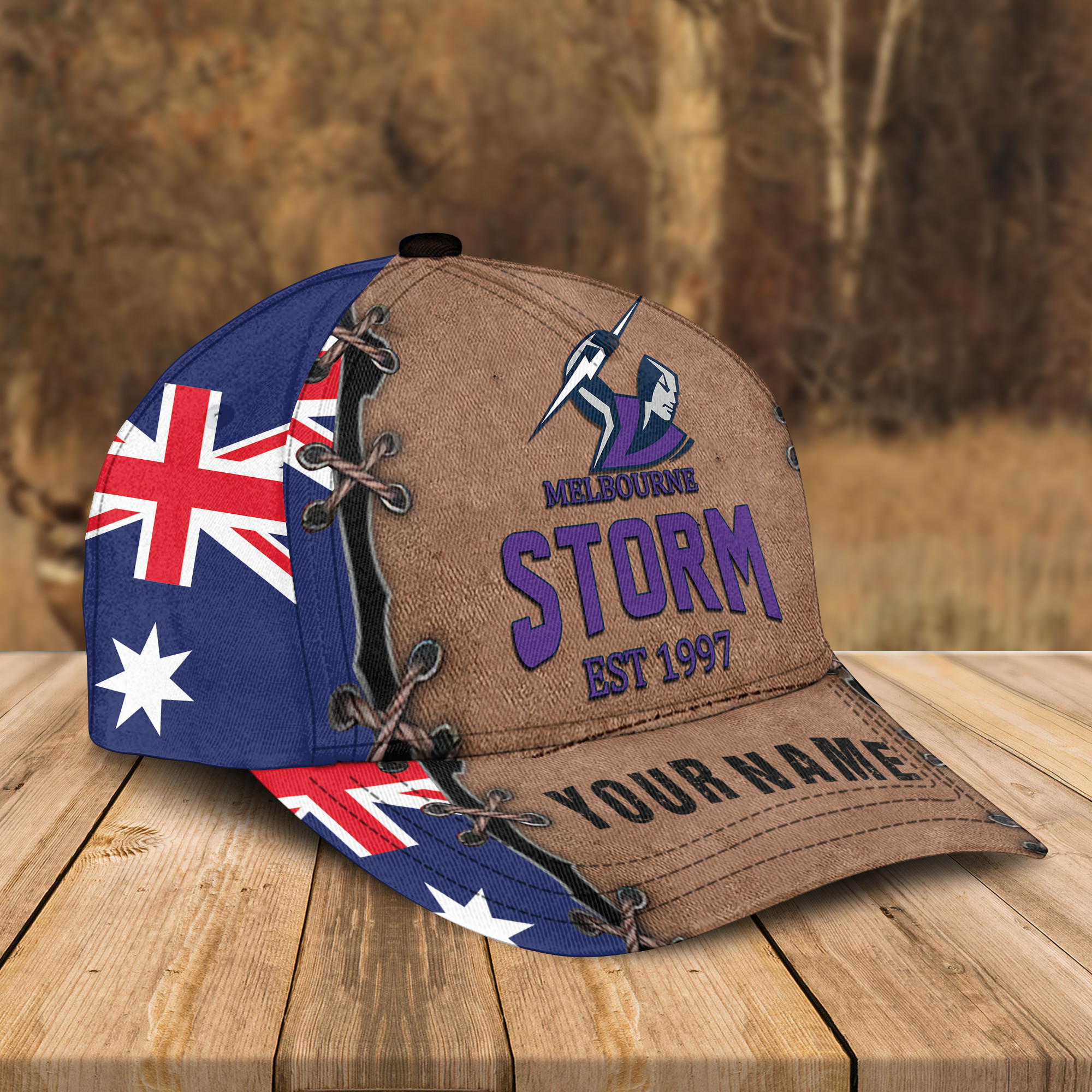 Adeenyc Melbourne Storm NRL Personalized Classic Cap Best Gift For Fans