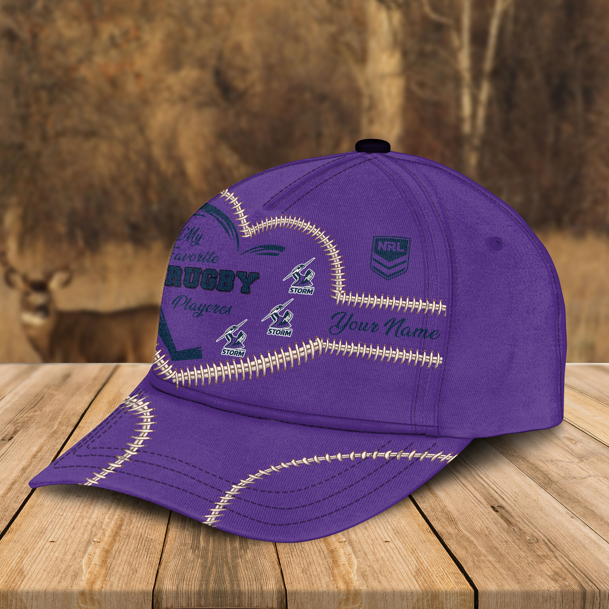 Adeenyc Melbourne Storm NRL Personalized Classic Cap Best Gift For Fans