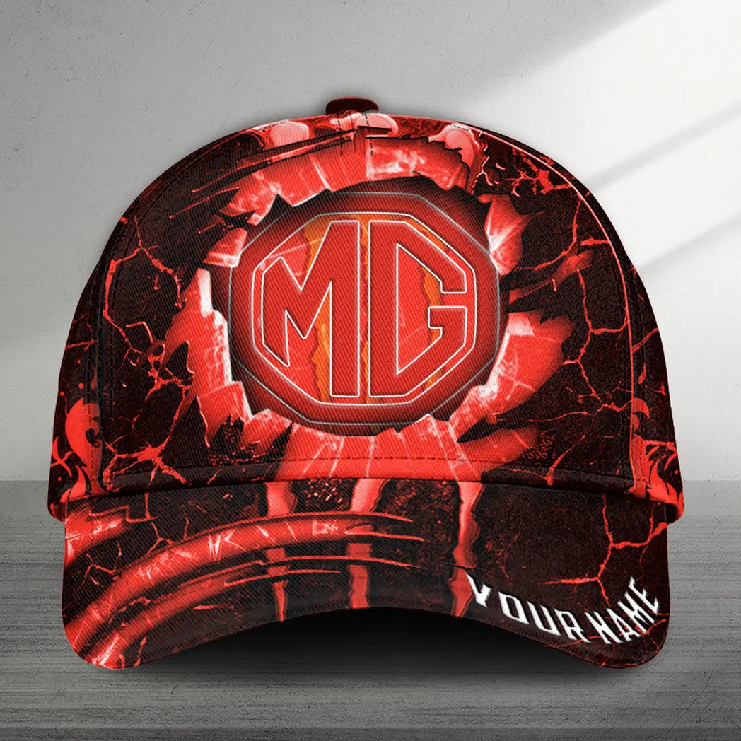 Adeenyc MG Cap for Car Lovers, Customized Name Hat 3d Baseball Cap Classic Hat 