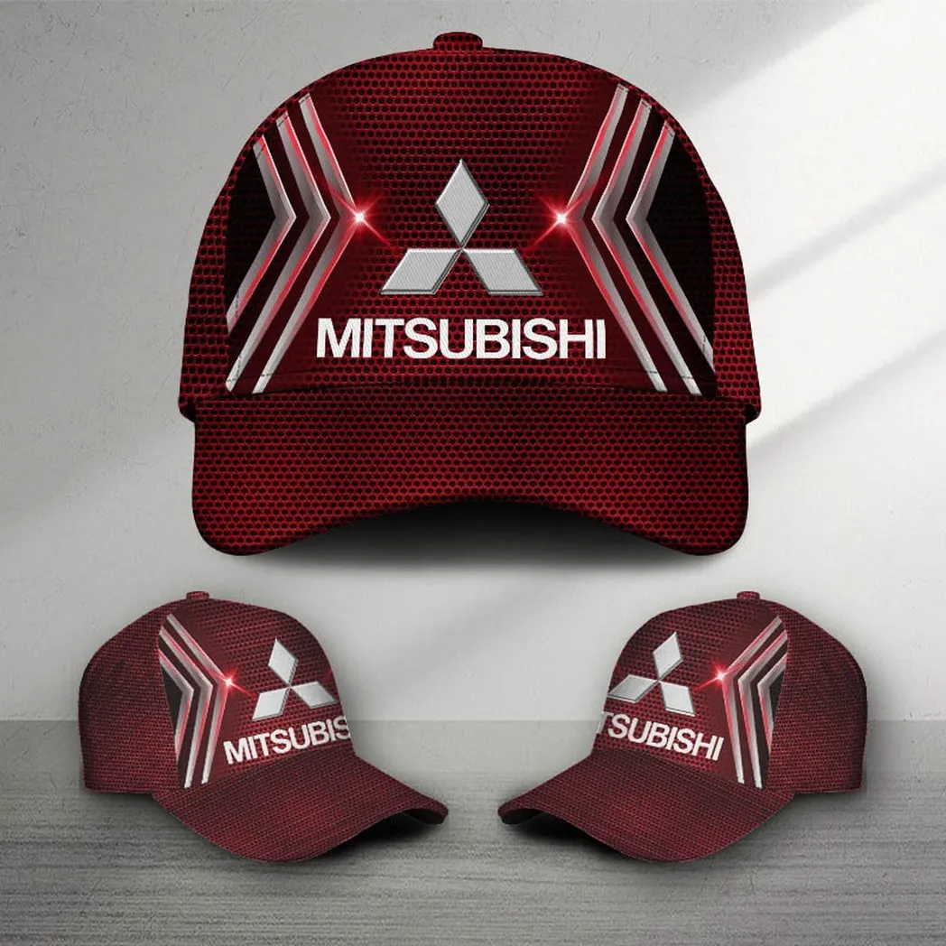 Adeenyc Mitsubishi 3D Baseball Cap Classic Hat