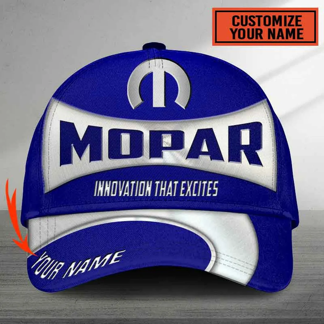 Adeenyc Mopar Classic Cap, All-Over Printed Customized Hat for Car Lovers Baseball Cap Classic Hat