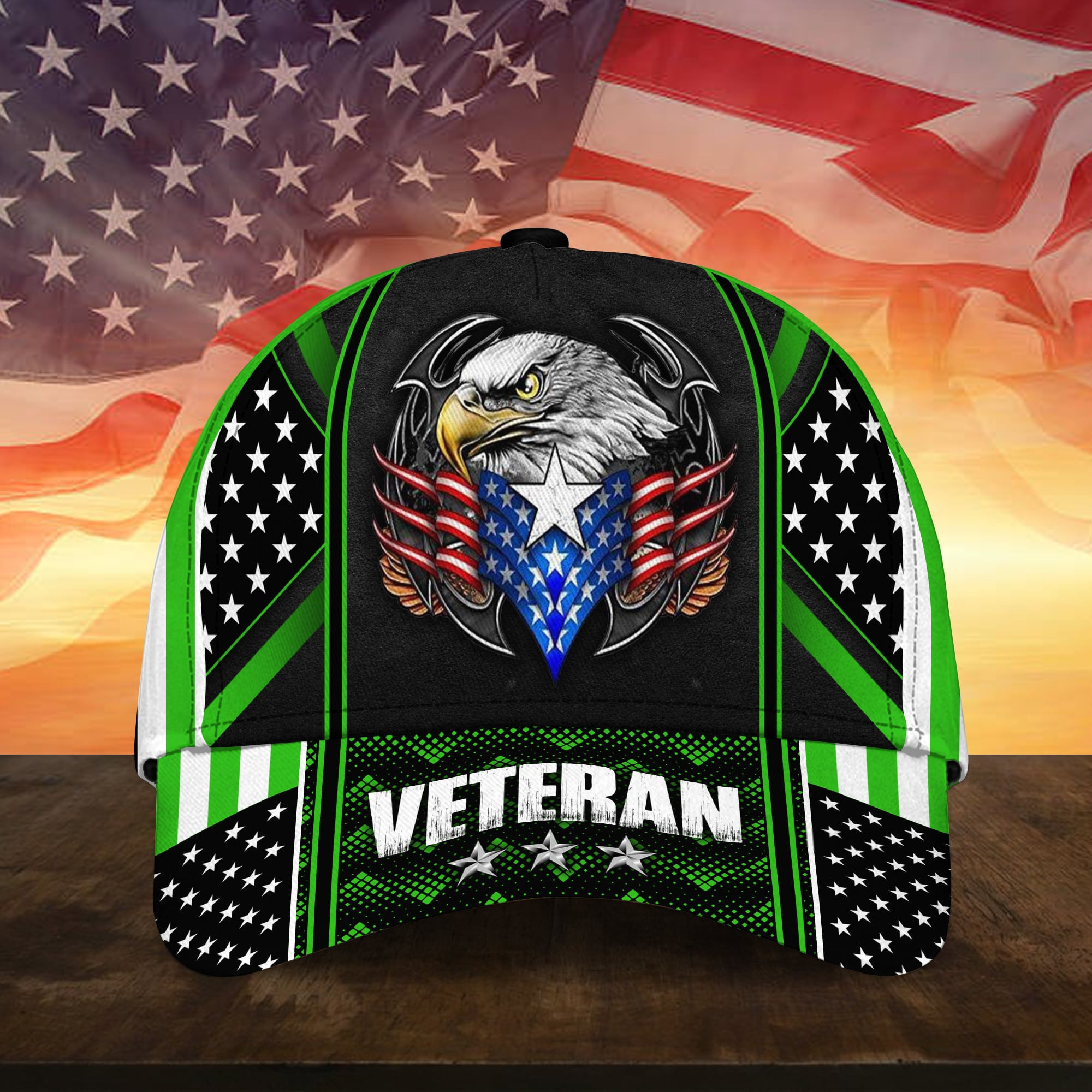 Adeenyc Multiple Color Veteran 3D Cap Trucker Hats Custom Hats Gifts For Men & Women