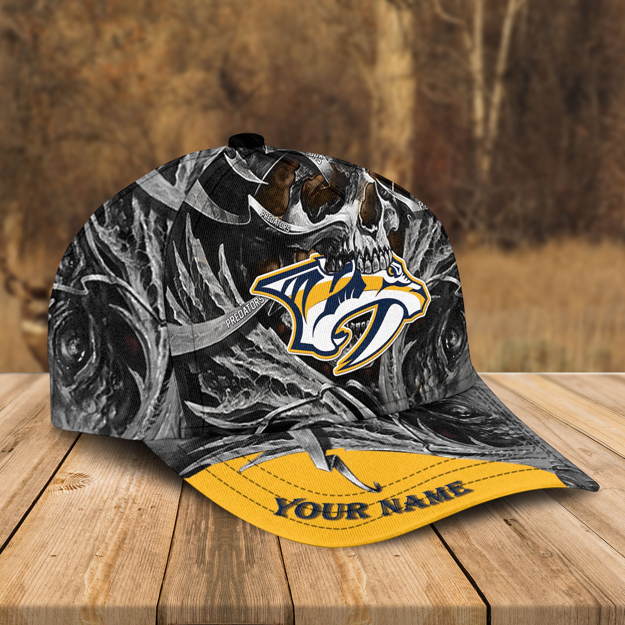 Adeenyc Nashville Predators NHL 3D Classic Cap Personalized Gift For Fans