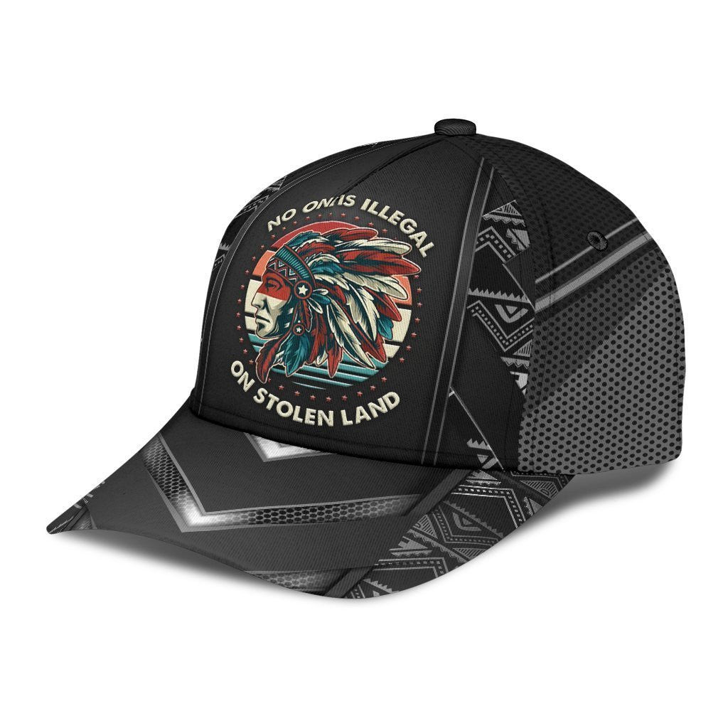 Adeenyc Native American All Over Print Classic Cap Trucker Hats Custom Hats Gifts For Men & Women