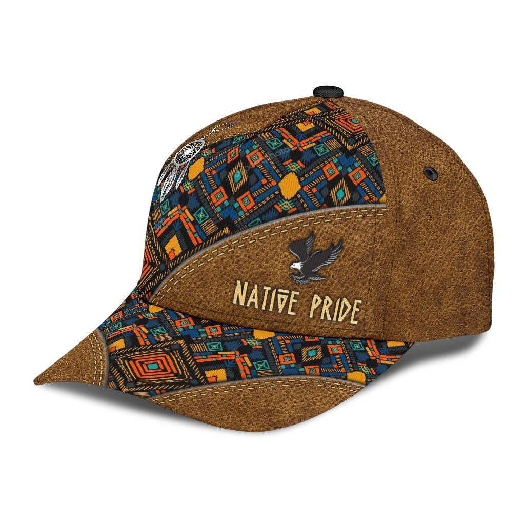 Adeenyc Native American All Over Print Classic Cap Trucker Hats Custom Hats Gifts For Men & Women
