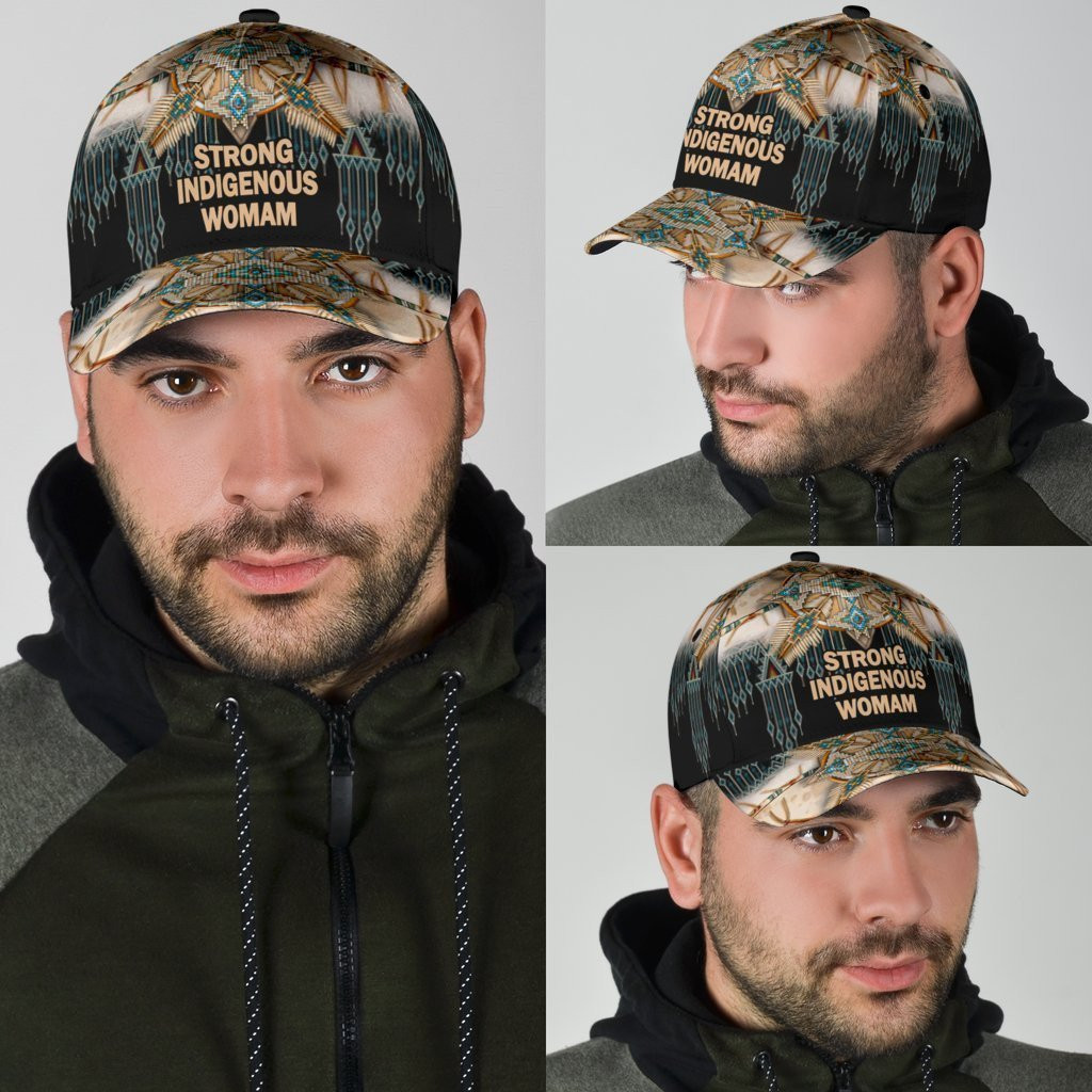 Adeenyc Native American All Over Print Classic Cap Trucker Hats Custom Hats Gifts For Men & Women