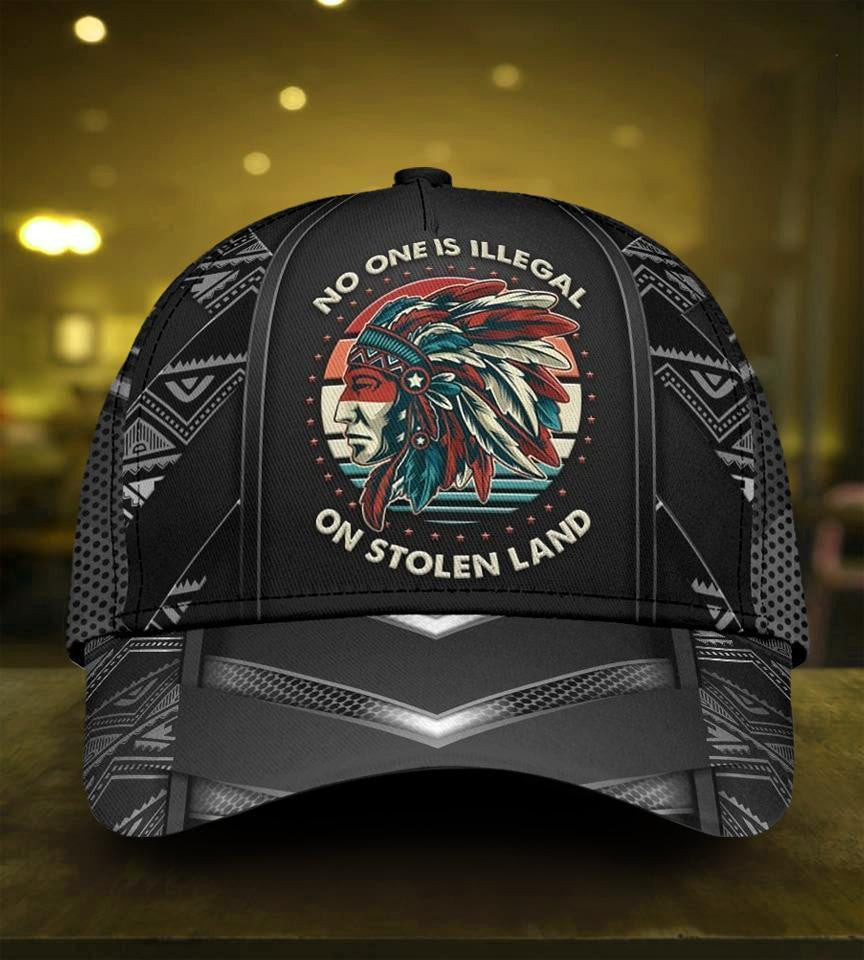 Adeenyc Native American All Over Print Classic Cap Trucker Hats Custom Hats Gifts For Men & Women