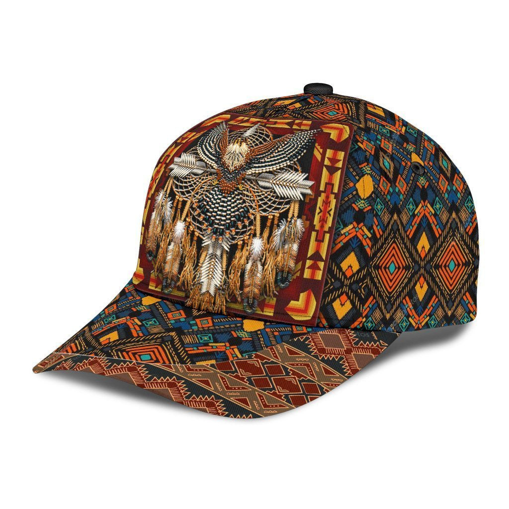 Adeenyc Native American All Over Print Classic Cap Trucker Hats Custom Hats Gifts For Men & Women