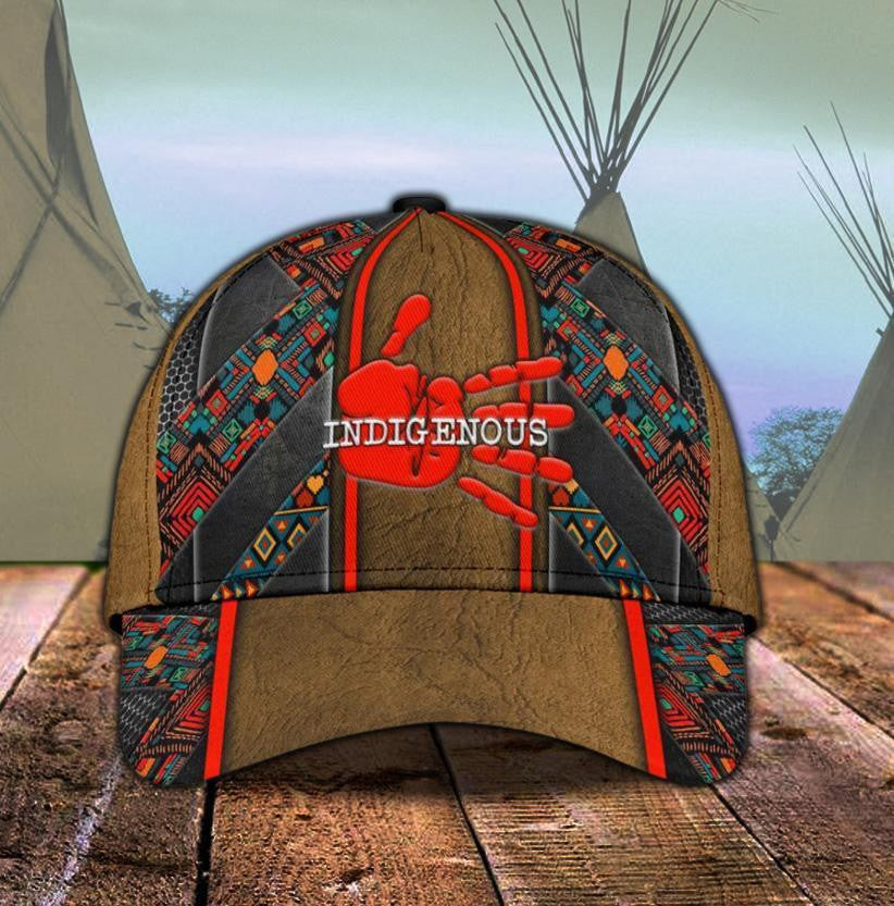 Adeenyc Native American All Over Print Classic Cap Trucker Hats Custom Hats Gifts For Men & Women